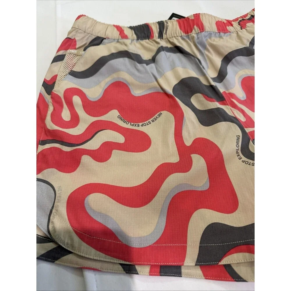 North Face Women's Class V Pathfinder Pull-On Short Flash Dry Size L Beige/Pink